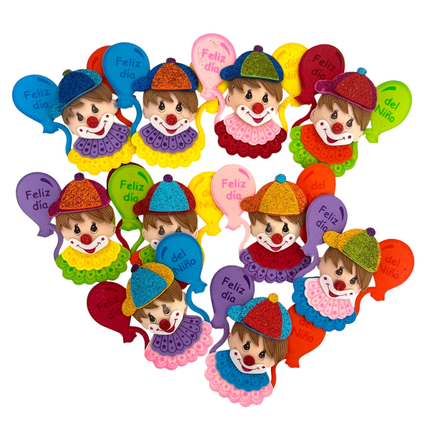 Figura termo payaso feliz día