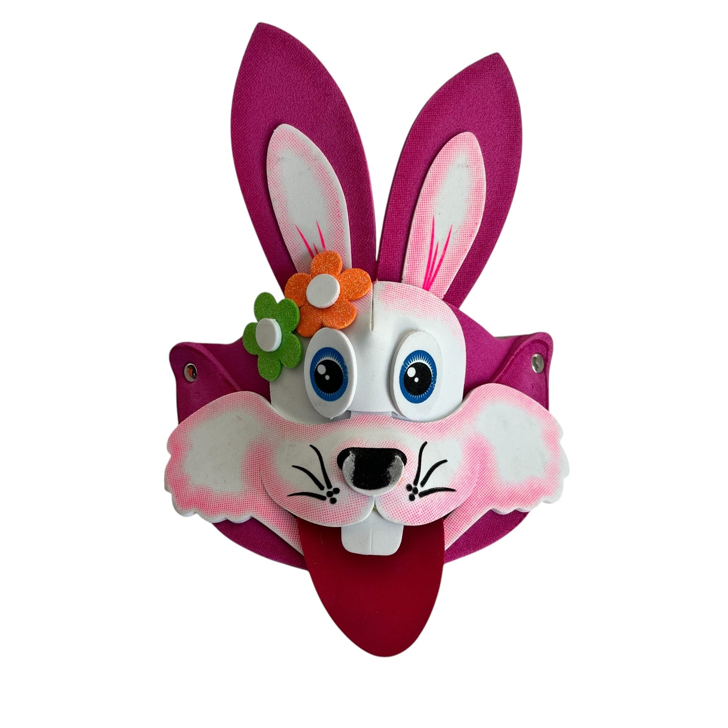 Visera de conejo rosa
