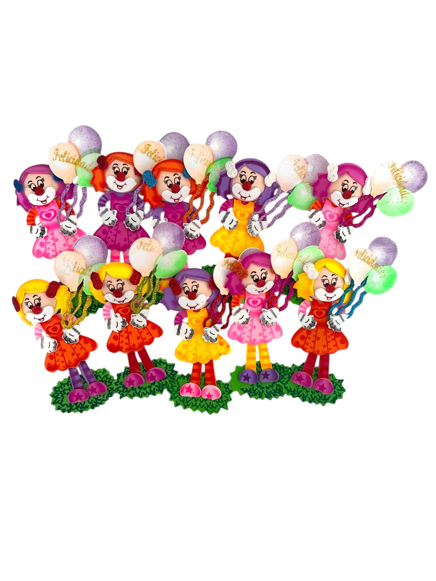 Figura termo payaso con globo