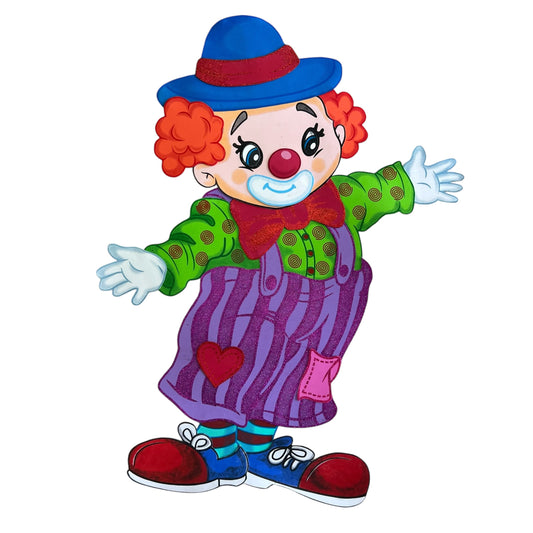 Payaso gde cabello naranja